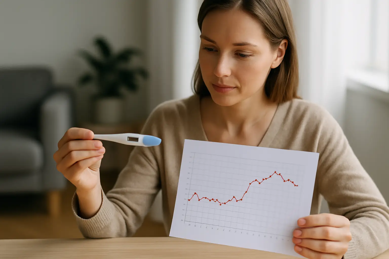 Eisprung erkennen mit der Basaltemperaturkurve