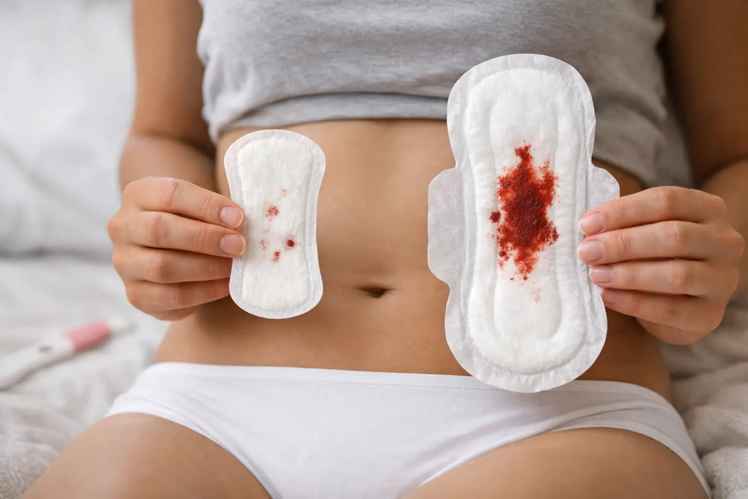 Einnistungsblutung oder Periode - Unterschied