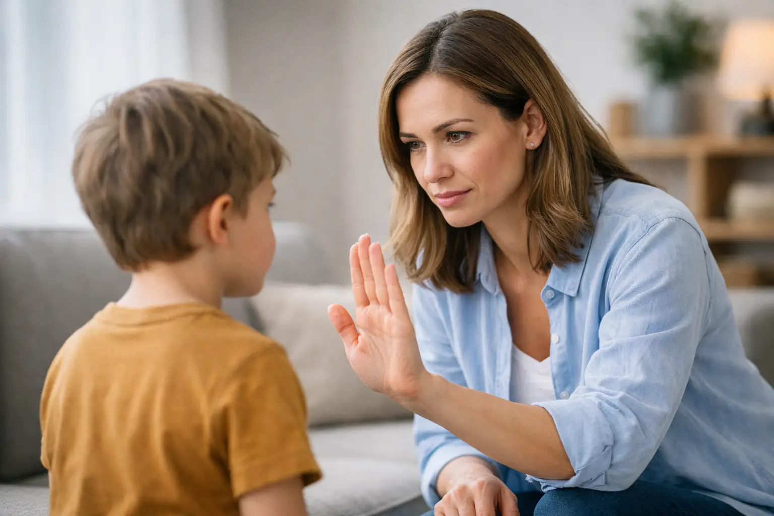 Grenzen setzen ohne Schreien