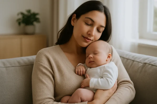 Neugeborenen-Tagesablauf ohne Stress