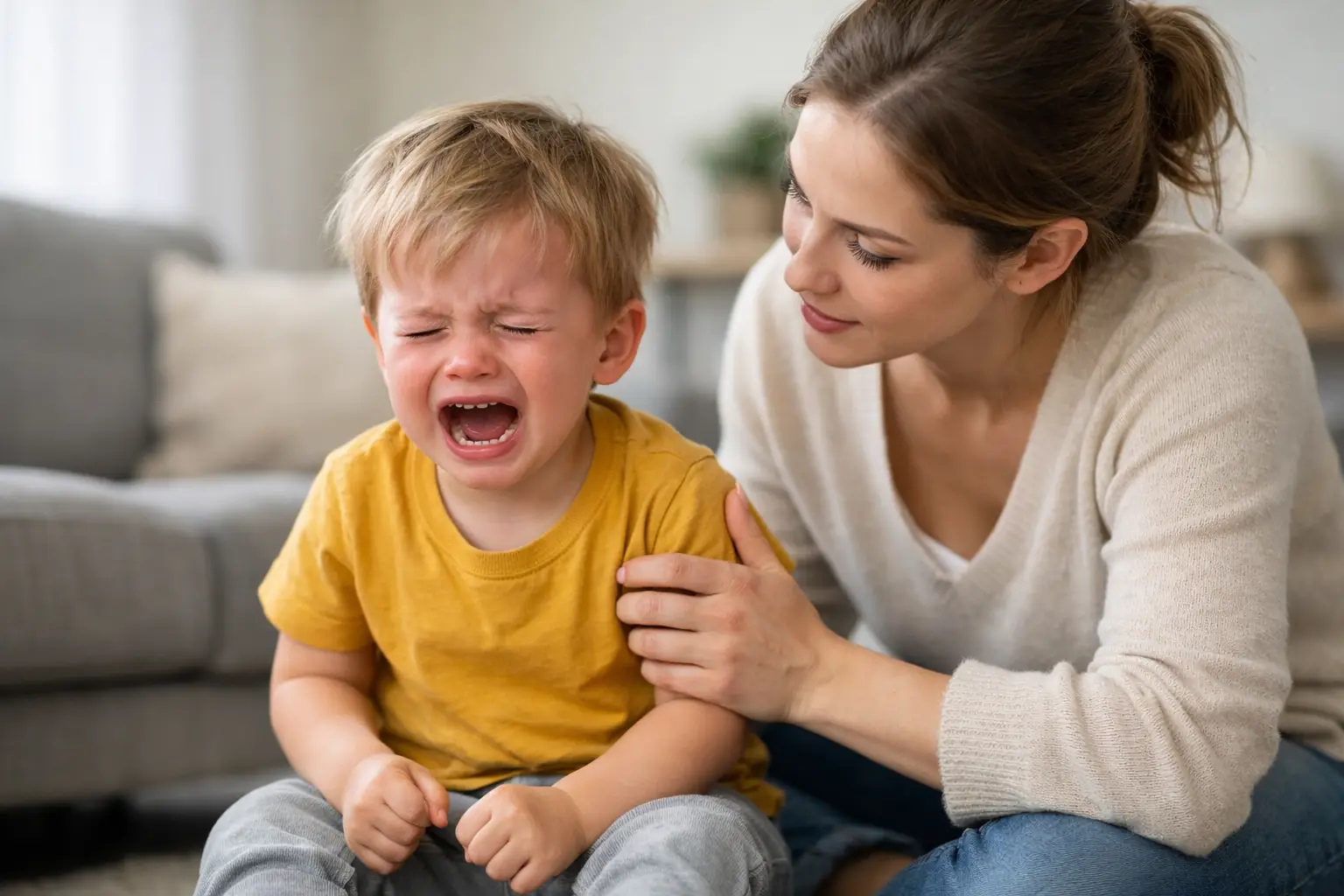 Wutausbruch beim Kleinkind gut begleiten