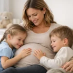 Geschwister vorbereiten auf neues Baby