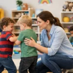 Kleinkind haut andere Kinder - was tun?