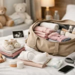 Kliniktasche sinnvoll packen für die Geburt