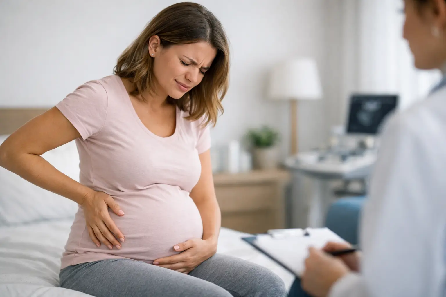 Schwangerschaft Bauchschmerzen - wann zum Arzt?