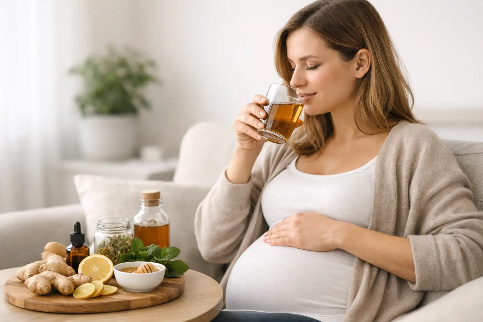 Schwangerschaftsübelkeit natürlich lindern