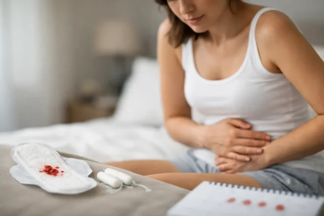 Warum habe ich Schmierblutung vor der Periode?