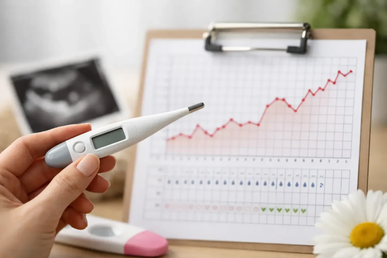 Temperaturanstieg nach Eisprung verstehen