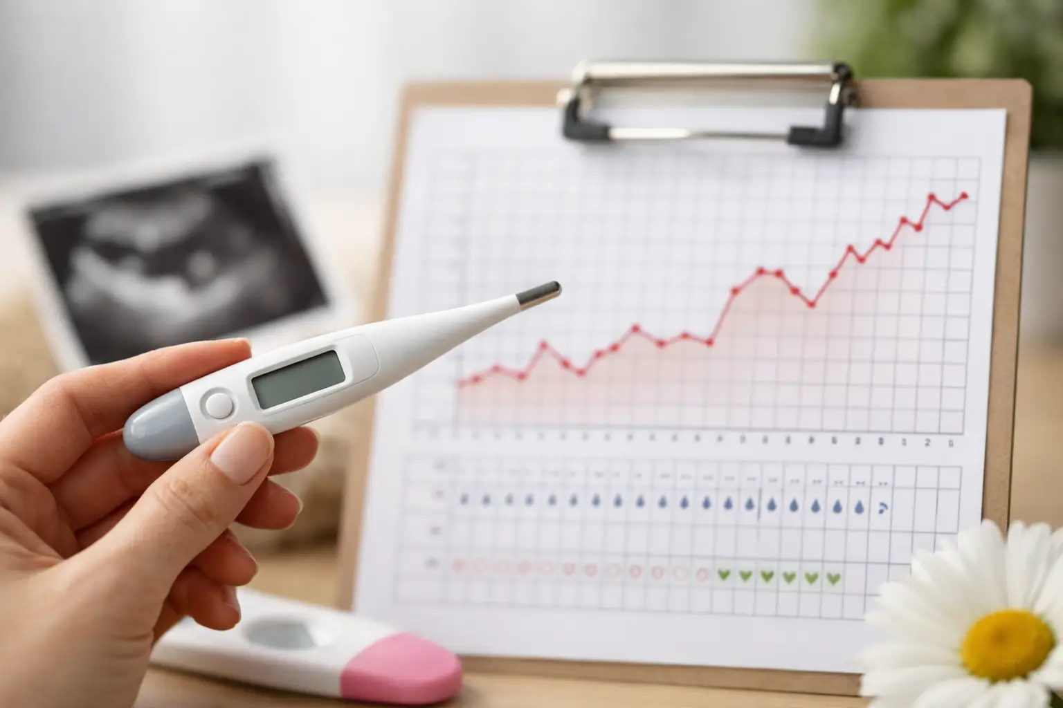 Temperaturanstieg nach Eisprung verstehen