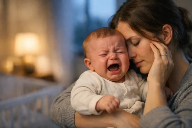 Warum Baby abends weint - was dahintersteckt