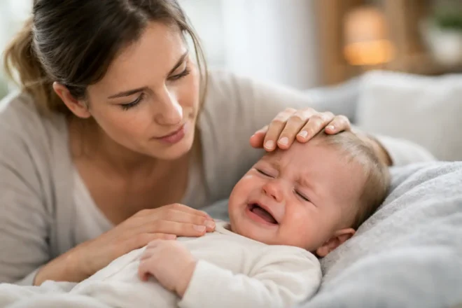 Schub oder Krankheit beim Baby erkennen