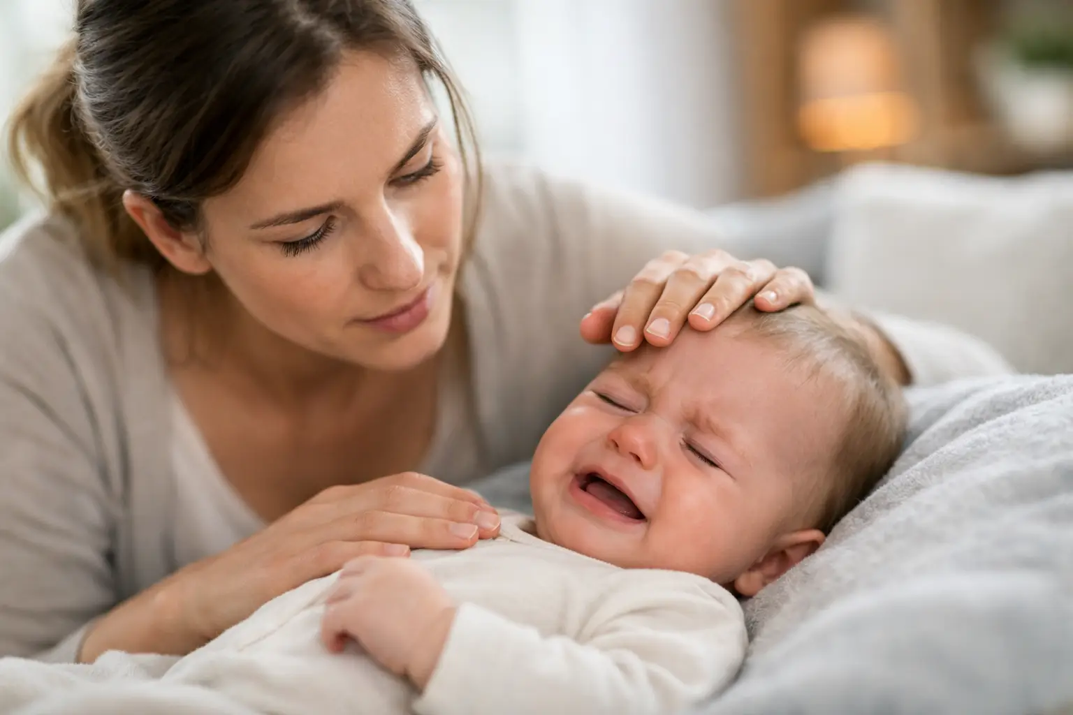 Schub oder Krankheit beim Baby erkennen