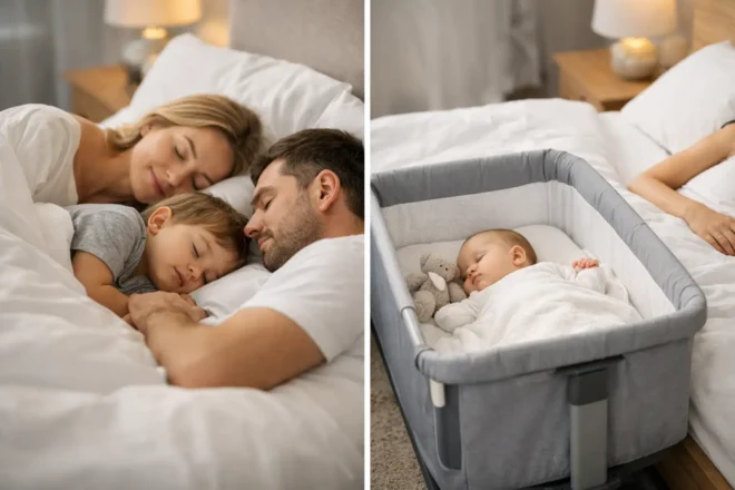Familienbett oder Beistellbett im Vergleich