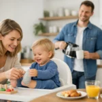 Beispiel Familienroutine mit Kleinkind, die entlastet